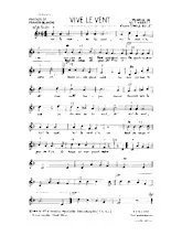 descargar la partitura para acordeón Vive le vent (D'après : Jingle Bells) en formato PDF