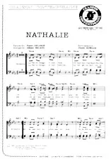 télécharger la partition d'accordéon Nathalie (Harmonisation : Pierre Huwiler) (SATB) au format PDF
