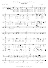 download the accordion score Un petit poisson Un petit oiseau (Chant : Juliette Gréco) in PDF format