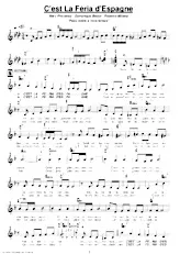 descargar la partitura para acordeón C'est la féria d'Espagne (Paso Doble à 3 temps) en formato PDF