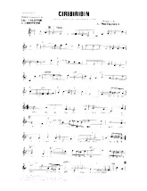 scarica la spartito per fisarmonica Ciribiribin (Chant : Frank Sinatra / The Andrew Sisters / Elyane Celis / Mado Robin / Maria Candido) (Valse) in formato PDF