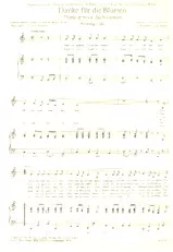 télécharger la partition d'accordéon Danke für die Blumen (Dank je voor die bloemen) (Wedding cake) (Interprètes : Siw Malmkvist, De Selvera's, The Melody Sisters) (Swing Madison) au format PDF