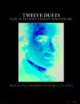 télécharger la partition d'accordéon Twelve Duets for Alto and  tenor Saxophone (12 Duos) au format PDF