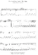 scarica la spartito per fisarmonica I've got you under my skin (For Accordion) in formato PDF