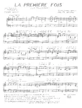 descargar la partitura para acordeón La première fois (La félicidad) en formato PDF