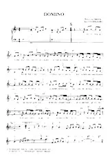 Accordion scores Score Domino Interpretes Clouseau Slow by Jan Savenbergto download for accordion in pdf format