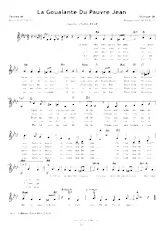 descargar la partitura para acordeón La goualante du pauvre Jean (Chant : Édith Piaf) en formato PDF