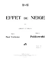 download the accordion score Effet de neige (Slow) in PDF format