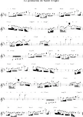 télécharger la partition d'accordéon Le gendarme de Saint Tropez (Musique du film) (Marche) (Relevé) au format PDF