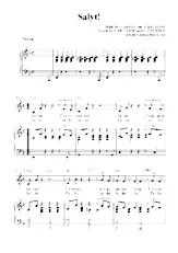 download the accordion score Salut (Chant : Joe Dassin) (Arrangement : Gregory Fine) (Piano + Vocal) in PDF format