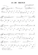 download the accordion score As de trèfle (Fox) in PDF format