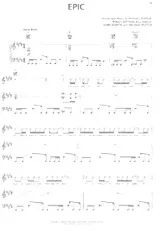 scarica la spartito per fisarmonica Epic (Interprètes : Faith No More) (Hard Rock) in formato PDF