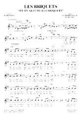 descargar la partitura para acordeón Les briquets / Et on allume les briquets (Marche Disco) en formato PDF