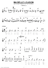 download the accordion score Ma belle Louison (Tarentelle Provençale Chantée) in PDF format