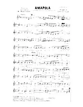 descargar la partitura para acordeón Amapola (Chant : Tino Rossi / Jean Lumière) (Boléro) en formato PDF