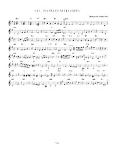 télécharger la partition d'accordéon All World Melodies (180 Titres) (Piano / Accordéon) au format PDF