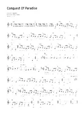 descargar la partitura para acordeón Conquest of paradise en formato PDF