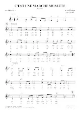 descargar la partitura para acordeón C'est une marche musette en formato PDF