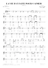 scarica la spartito per fisarmonica La vie est faite pour s'aimer (Madison) in formato PDF