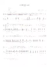 télécharger la partition d'accordéon A Media Luz (Arrangement pour accordéon de Werner Lang) (Tango) au format PDF