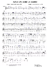 download the accordion score Nous on aime la samba in PDF format