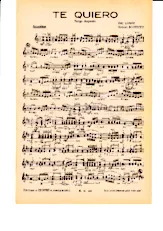 scarica la spartito per fisarmonica Te Quiero (Orchestration) (Tango Argentin) in formato PDF