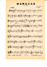 télécharger la partition d'accordéon Maracas (Orchestration) (Paso Doble) au format PDF