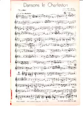 scarica la spartito per fisarmonica Dansons le Charleston (Orchestration) in formato PDF