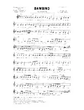 télécharger la partition d'accordéon Bambino (Guaglione) (Chant : Dalida) (Fox) au format PDF