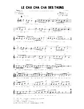 download the accordion score Le cha cha des thons (Chant : Jacques Hélian) in PDF format