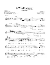 télécharger la partition d'accordéon Gwadabèl (Guadeloupe) (Biguine Samba) au format PDF