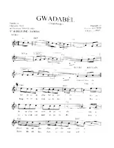 download the accordion score Gwadabèl (Guadeloupe) (Biguine Samba) in PDF format