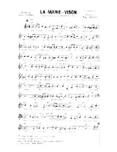 télécharger la partition d'accordéon La Marie Vison (Chant : Yves Montand) (Fox) au format PDF