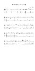 scarica la spartito per fisarmonica Radetzky marsch (Arrangement : Coen van Orsouw) (Marche) in formato PDF