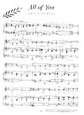 scarica la spartito per fisarmonica All of you (Du Film : Silk Stockings) (Arrangement : Dr Albert Sirmay) (Fox-Trot in formato PDF