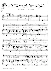 descargar la partitura para acordeón All through the night (Du Film : Anything goes) (Arrangement : Dr Albert Sirmay) en formato PDF