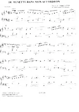 scarica la spartito per fisarmonica Du musette dans mon accordéon (Valse) in formato PDF