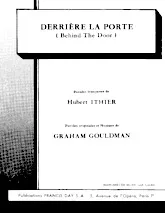 télécharger la partition d'accordéon Derrière la porte (Behind the door) au format PDF