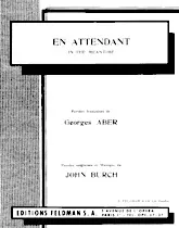 télécharger la partition d'accordéon En attendant (In the meantime) au format PDF