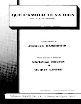 scarica la spartito per fisarmonica Que l'Amour te va bien (Hast du alles vergessen) in formato PDF