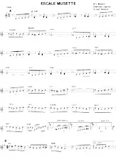 descargar la partitura para acordeón Escale musette (Valse) en formato PDF