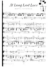 télécharger la partition d'accordéon At long last love (Arrangement : Dr Albert Sirmay) (Chant : Lena Horne) (Slow Fox-Trot) au format PDF