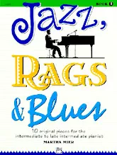 scarica la spartito per fisarmonica Jazz Rags and Blues (10 original pieces for the intermediate to late intermediate pianist) (Book) (10 Titres) (Piano) in formato PDF