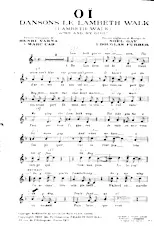 download the accordion score Oï Dansons le Lambeth Walk (Avec les accords) in PDF format