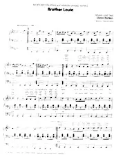 scarica la spartito per fisarmonica Brother Louie (Chant : Modern Talking) (Arrangement : Heinz Ehme) in formato PDF