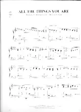 download the accordion score All the things you are (Arrangement : Frank Marocco) (Slow Fox-Trot) in PDF format