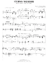 télécharger la partition d'accordéon Stormy Weather (Keeps Rainin'All The Time) (Piano) au format PDF