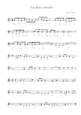 télécharger la partition d'accordéon J'ai deux amours (Chant : Joséphine Baker) (Slow) au format PDF