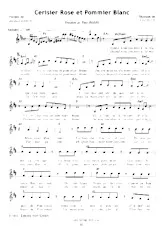 download the accordion score Cerisier rose et pommier blanc (Chant : André Claveau / Tino Rossi / Yvette Giraud) in PDF format
