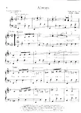 scarica la spartito per fisarmonica Always (Arrangement : Cliff Scholl) (Valse Lente) in formato PDF